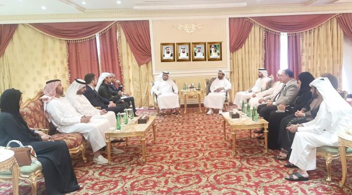 مسلم بن حم يبحث تعزيز التعاون مع غرفة أبوظبي